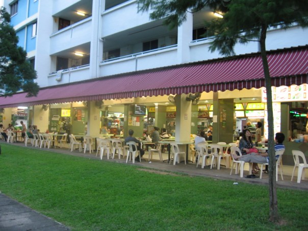 A coffeeshop in Singapore
