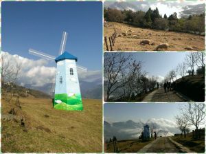 Windmill and Sheeps at Cing Jing